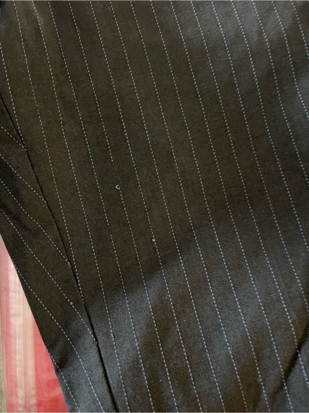 Old Navy Women's Grey with Blue Pinstripe Tailored Trousers, Size 10, GUC - Picture 9 of 9